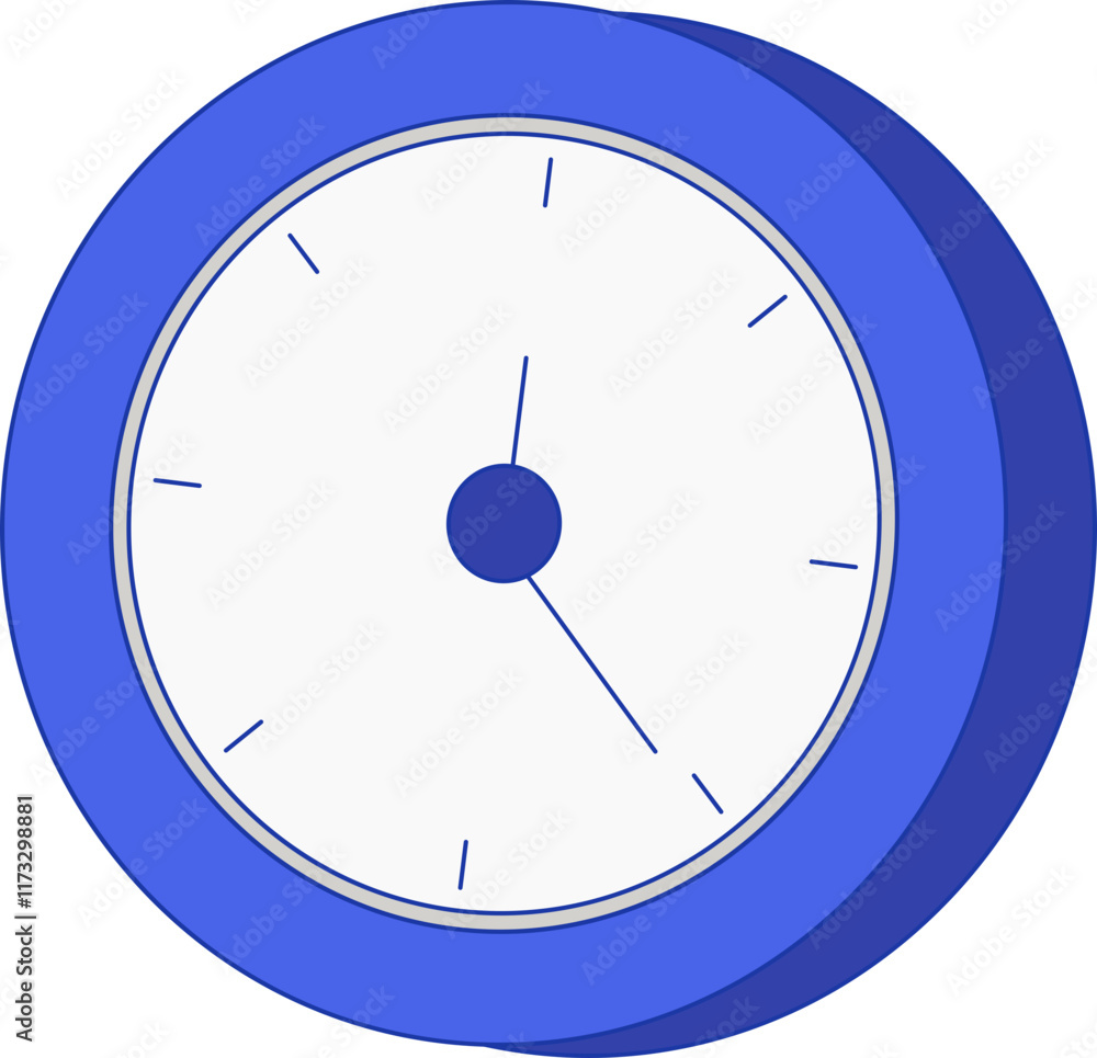 Clock illustration, perfect for graphic design projects Clock illustration, perfect for graphic design projects