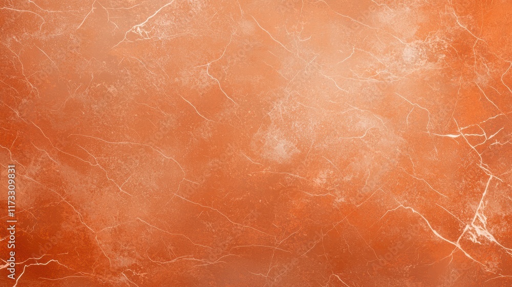 Fototapeta premium Textured Pattern on Moist Orange Cardboard with Subtle Veins and Warm Tones