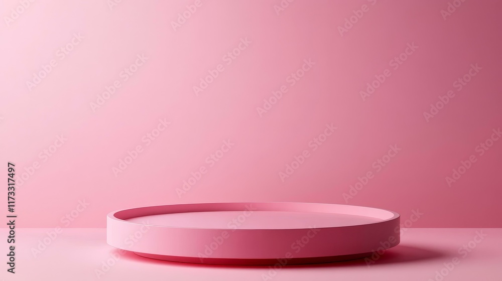 Pink Minimalist Product Display Stand Pink Minimalist Product Display Stand
