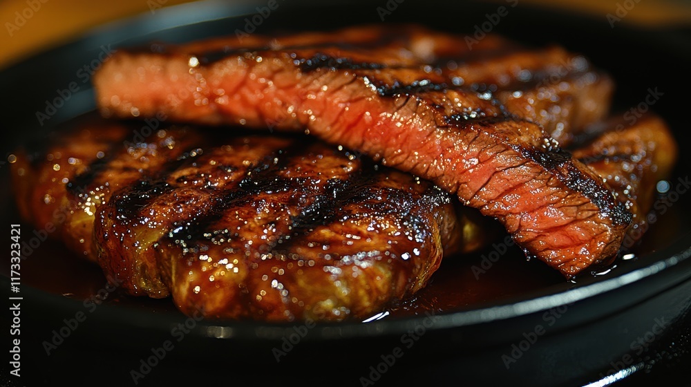 Savoring Steak and Roasted Brussels Sprouts Kitchen Table Food Plating Warm Atmosphere Close-Up Gourmet Dining Savoring Steak and Roasted Brussels Sprouts Kitchen Table Food Plating Warm Atmosphere Close-Up Gourmet Dining