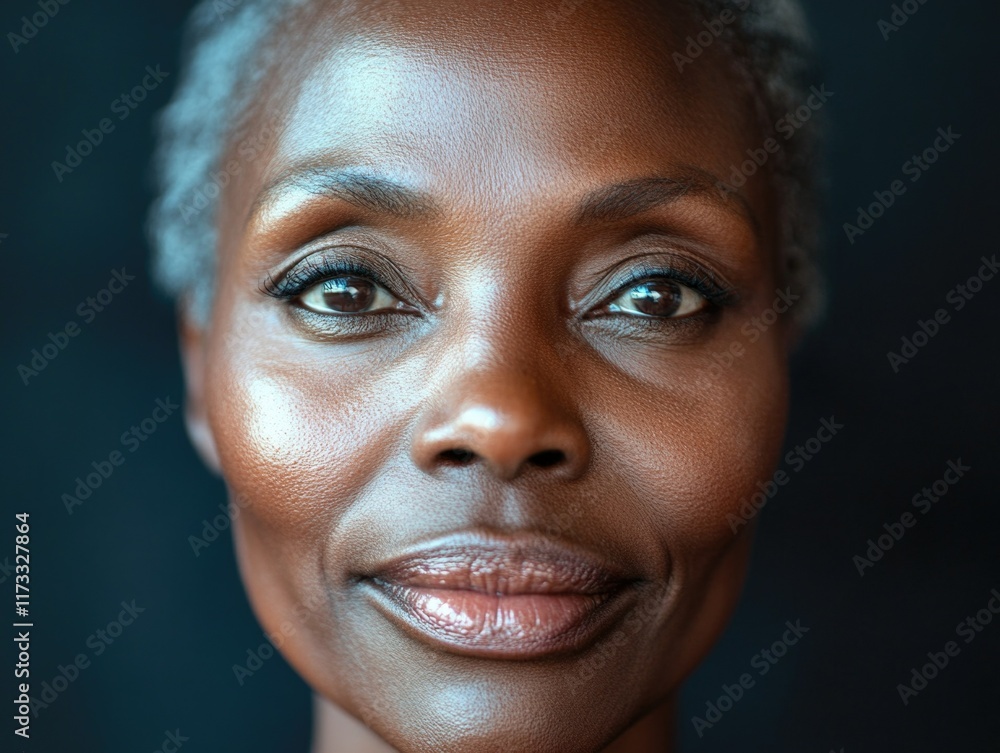 Portrait of a Woman with Intense Gaze Portrait of a Woman with Intense Gaze