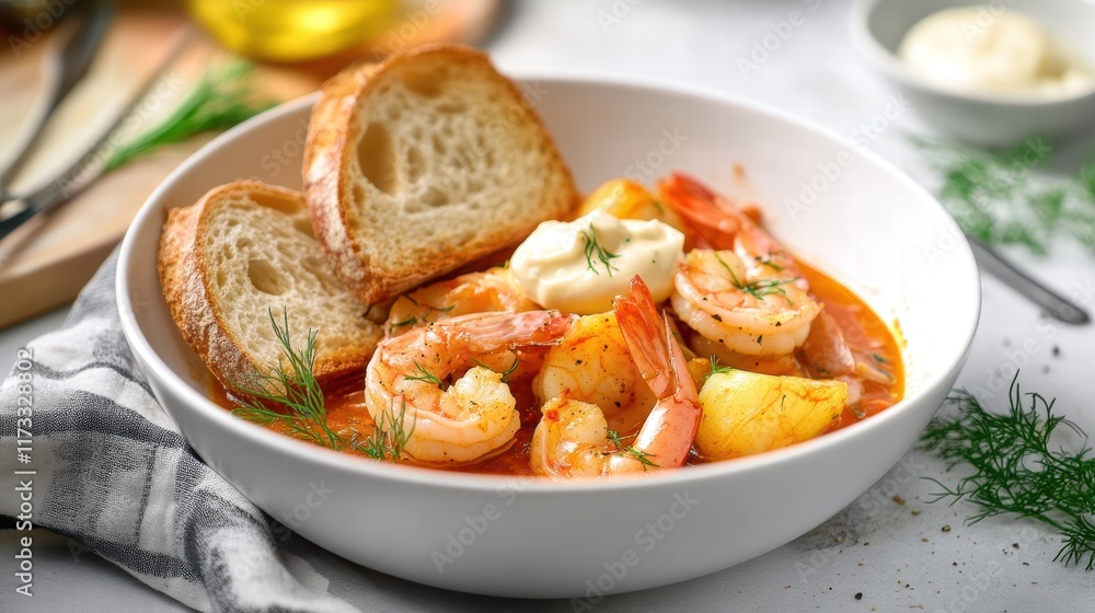 Savoring French Shrimp Bouillabaisse Coastal France Culinary Delight Rustic Kitchen Gourmet Experience Savoring French Shrimp Bouillabaisse Coastal France Culinary Delight Rustic Kitchen Gourmet Experience