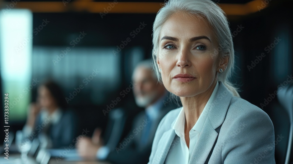 Businesswoman at Board Meeting