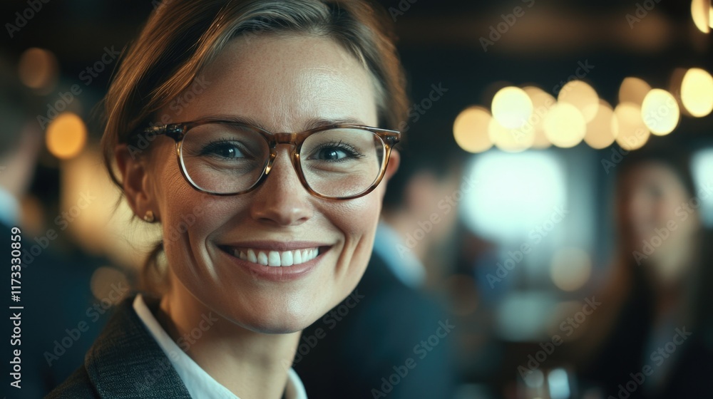 Business Professional with Glasses Business Professional with Glasses