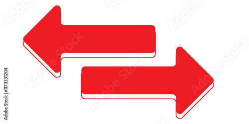 Print Data transfer arrows vector icon. Transfer data arrow signs 