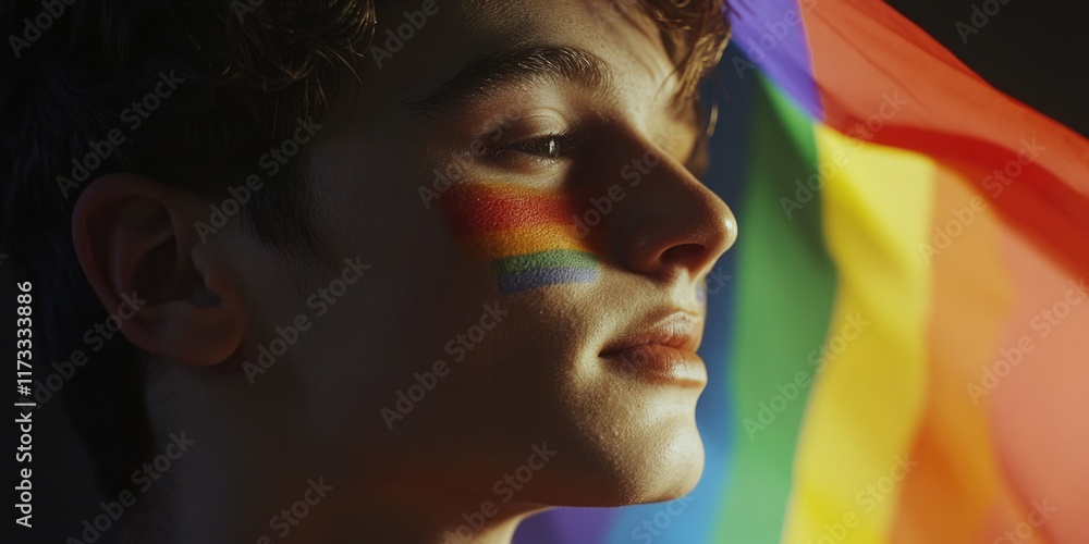 Fototapeta premium Emotional Rainbow Pride