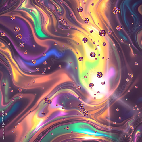 abstract background with stars