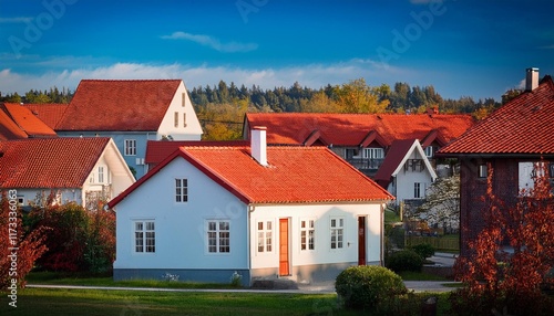 Wallpaper Mural old house in the autumn Torontodigital.ca