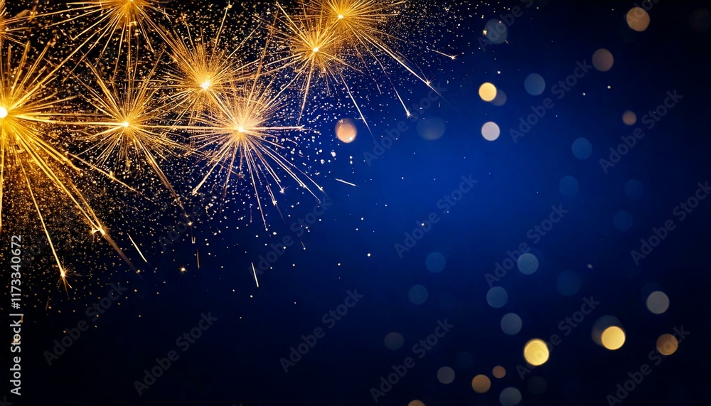 Obraz premium The dust sparks and golden stars shine with special light. Vector sparkles on a transparent background. Christmas light effect. Sparkling magical dust particles.