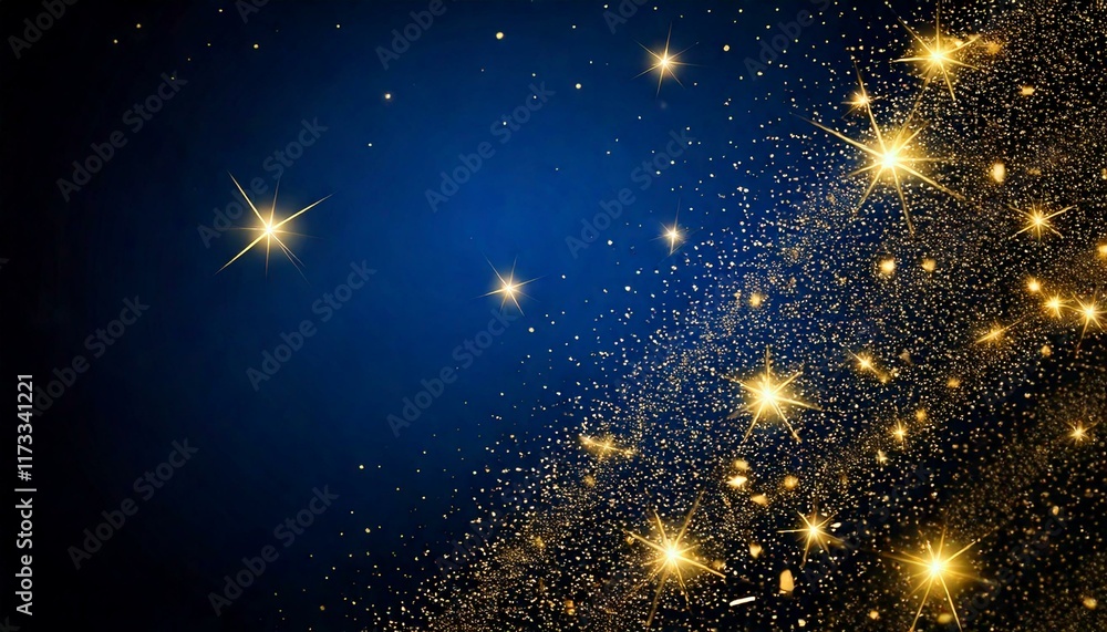 The dust sparks and golden stars shine with special light. Vector sparkles on a transparent background. Christmas light effect. Sparkling magical dust particles. The dust sparks and golden stars shine with special light. Vector sparkles on a transparent background. Christmas light effect. Sparkling magical dust particles.