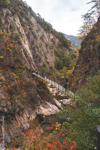 Seoraksan National Park, fall season, in Sokcho, South Korea