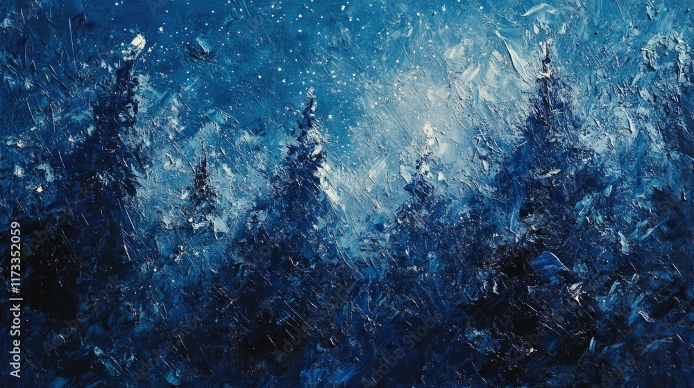 Obraz premium Midnight Forest