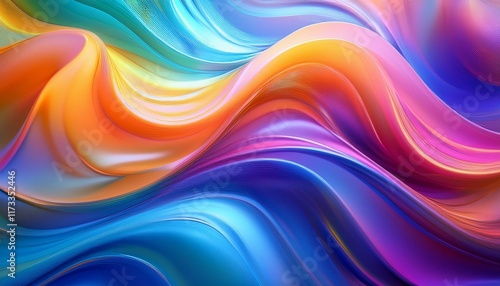 background 3D textured liquit abstract wallpaper for presentation photo