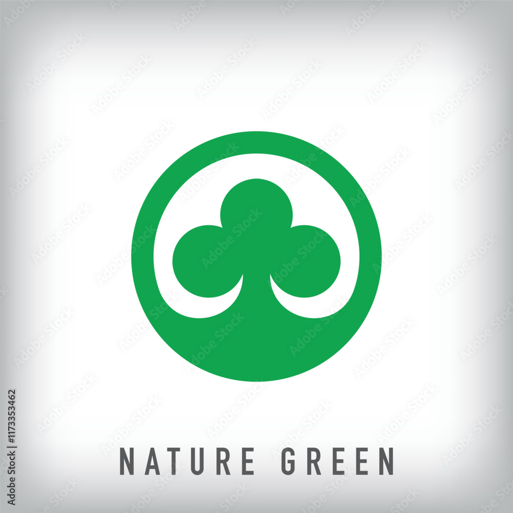 Different green leaf emblem design logo. Nature company logo template. vector Different green leaf emblem design logo. Nature company logo template. vector