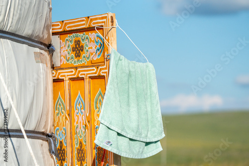 Towel hanging 널려있는 수건