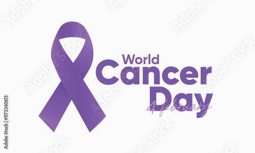 world cancer. february world cancer awareness month. campaign banner for world cancer day