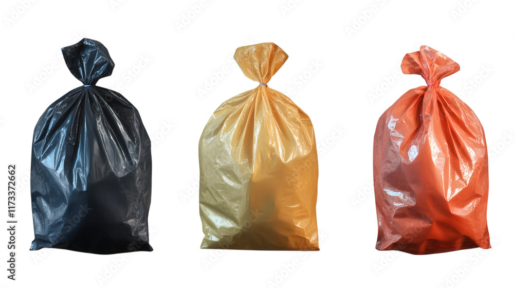 trash bag isolated on white transparent background trash bag isolated on white transparent background