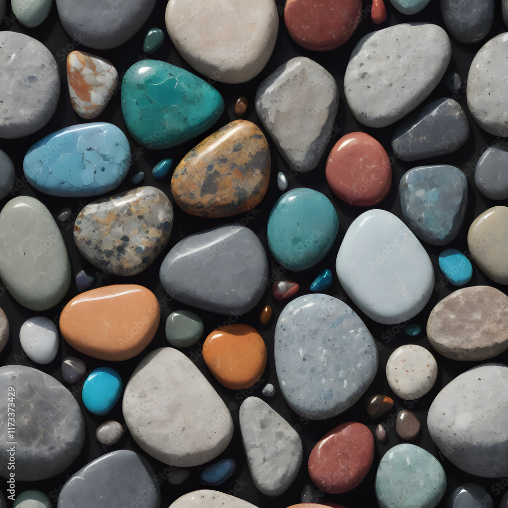 Beautiful Multi-Colored Stones. Beautiful Multi-Colored Stones.