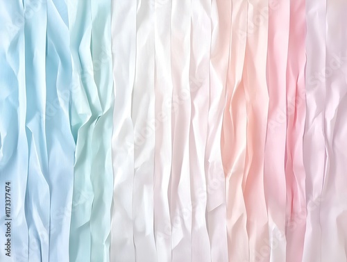 Wallpaper Mural abstract textile texture pastel colors draped fabric soft folds Torontodigital.ca