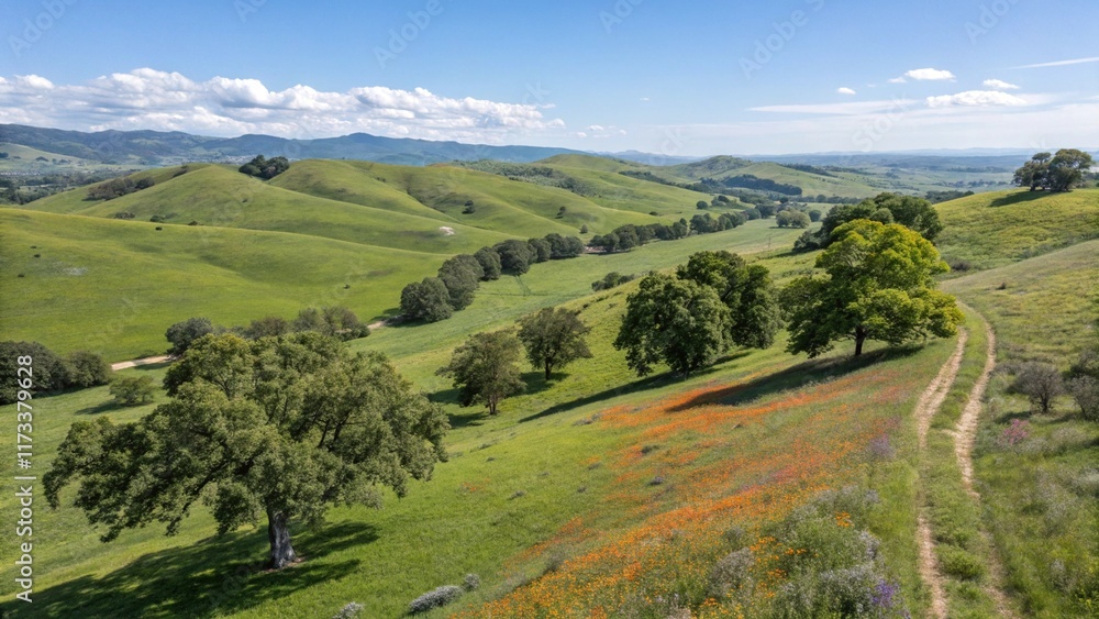 Fototapeta premium Natural landscape picture