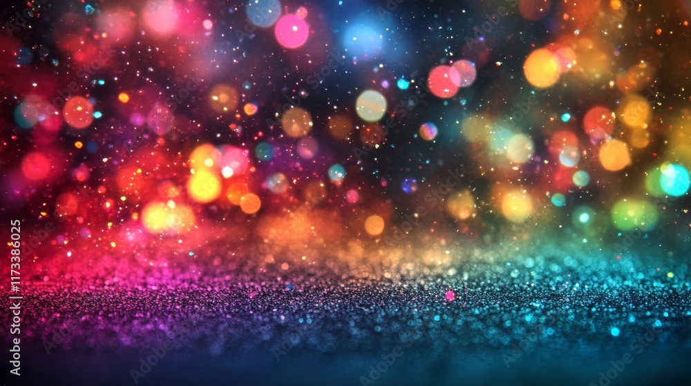 A colorful background with many small dots A colorful background with many small dots