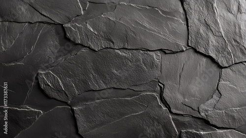 Wallpaper Mural Dark Grey Slate Stone Texture Background Torontodigital.ca