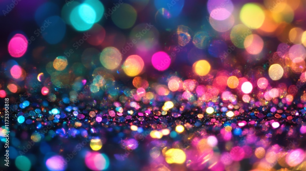 Naklejka premium A colorful background with many small dots