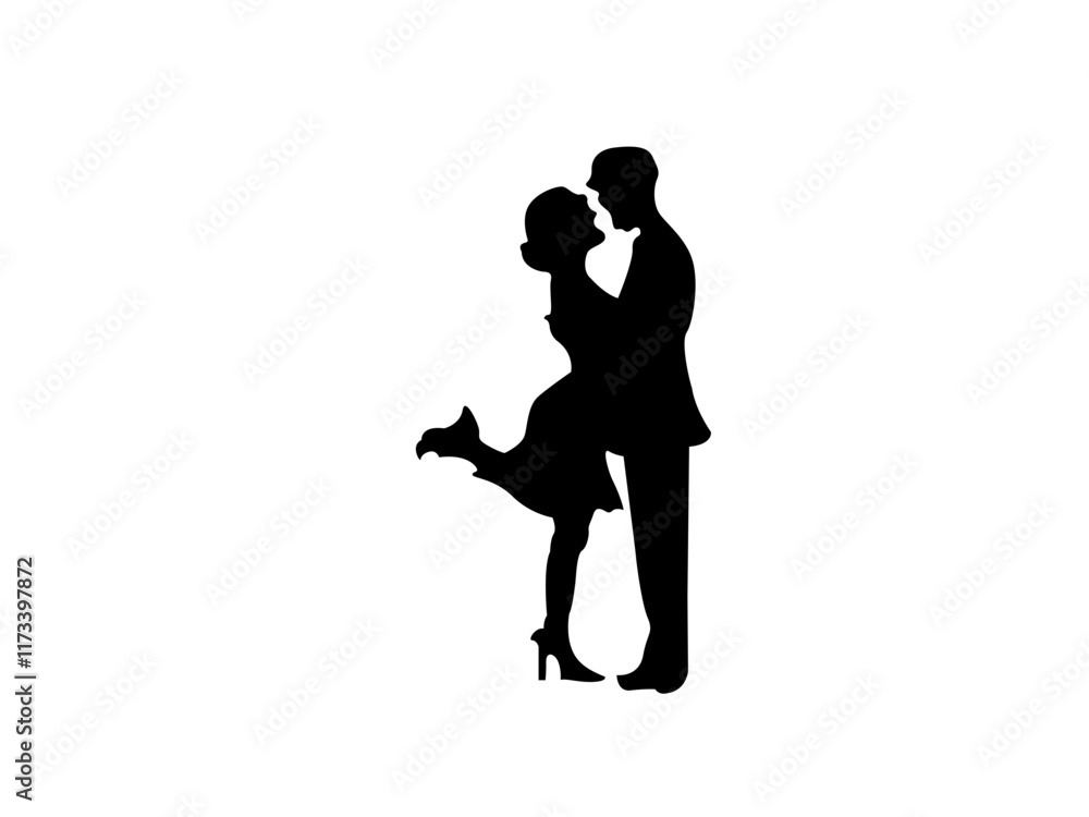 A premium vector showcasing a loving couple standing together as the man embraces his girlfriend. The image radiates warmth and affection, symbolizing love and connection. A premium vector showcasing a loving couple standing together as the man embraces his girlfriend. The image radiates warmth and affection, symbolizing love and connection.