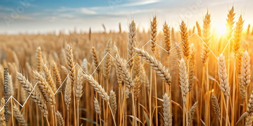 Minimalist Grain Stock Chart & Global Food Crisis Analysis