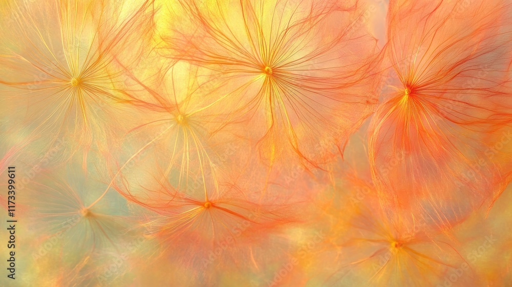 Abstract colorful patterns resembling delicate flower petals in soft hues. Abstract colorful patterns resembling delicate flower petals in soft hues.