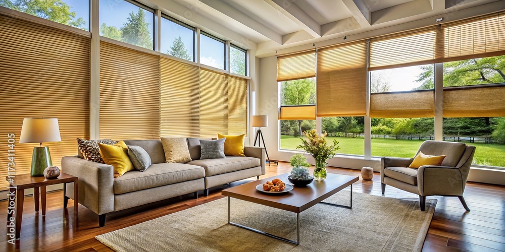 Modern Home Energy Efficiency: Honeycomb Cellular Shades for Superior Light & Thermal Control Modern Home Energy Efficiency: Honeycomb Cellular Shades for Superior Light & Thermal Control