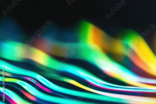 Colorful wavy lines creating an abstract and vibrant background