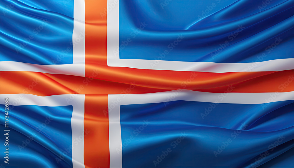 icelandic flag for national Day or Independence Day of Iceland icelandic flag for national Day or Independence Day of Iceland