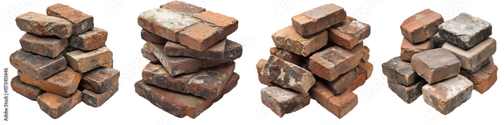 custom made wallpaper toronto digitalStack of Reclaimed Red Bricks Vintage Building Material Architectural Salvage Rustic Br