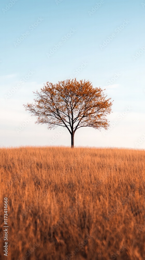 Stunning Autumn Field Captivating Ultra HD Landscape with Space Stunning Autumn Field Captivating Ultra HD Landscape with Space