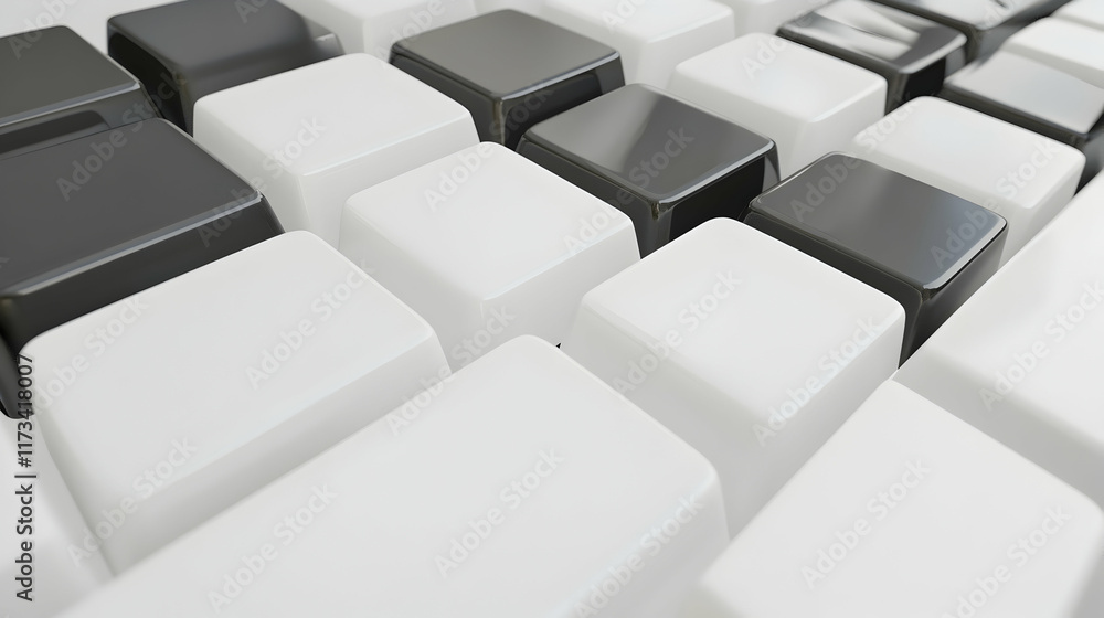 Abstract black and white key pattern, digital background, technology concept, website design. Abstract black and white key pattern, digital background, technology concept, website design.