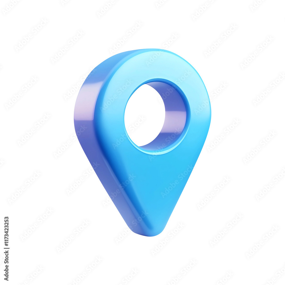 3D Blue location icon isolated on a transparent background remove PNG, clipping path 3D Blue location icon isolated on a transparent background remove PNG, clipping path