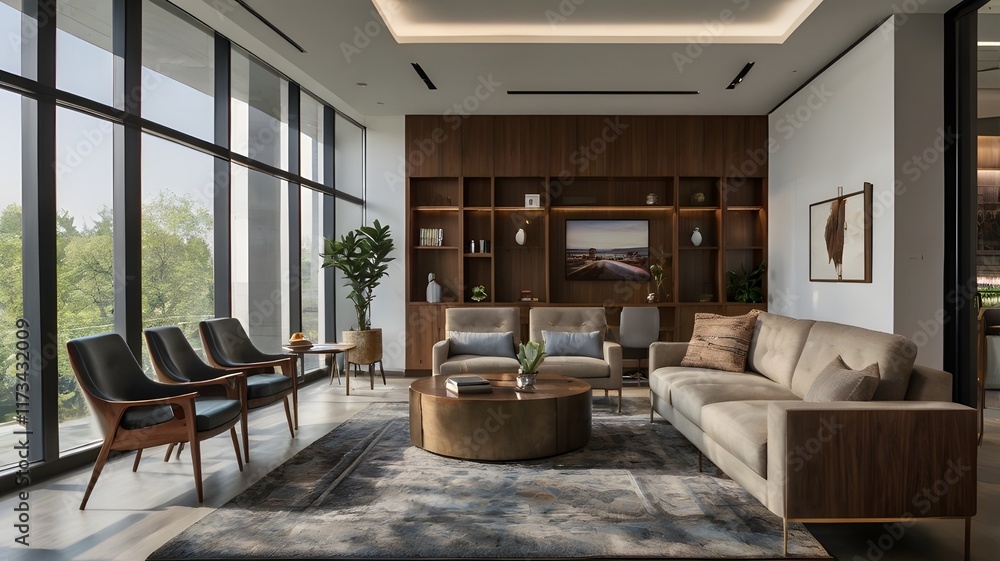 Fototapeta premium modern living room