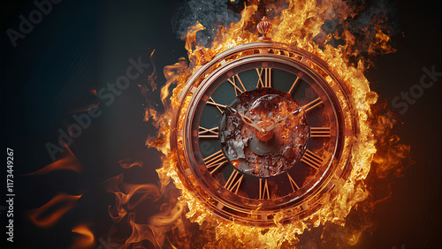 Clock on Fire: Ephemeral Time in a World of Accelerating Change photo