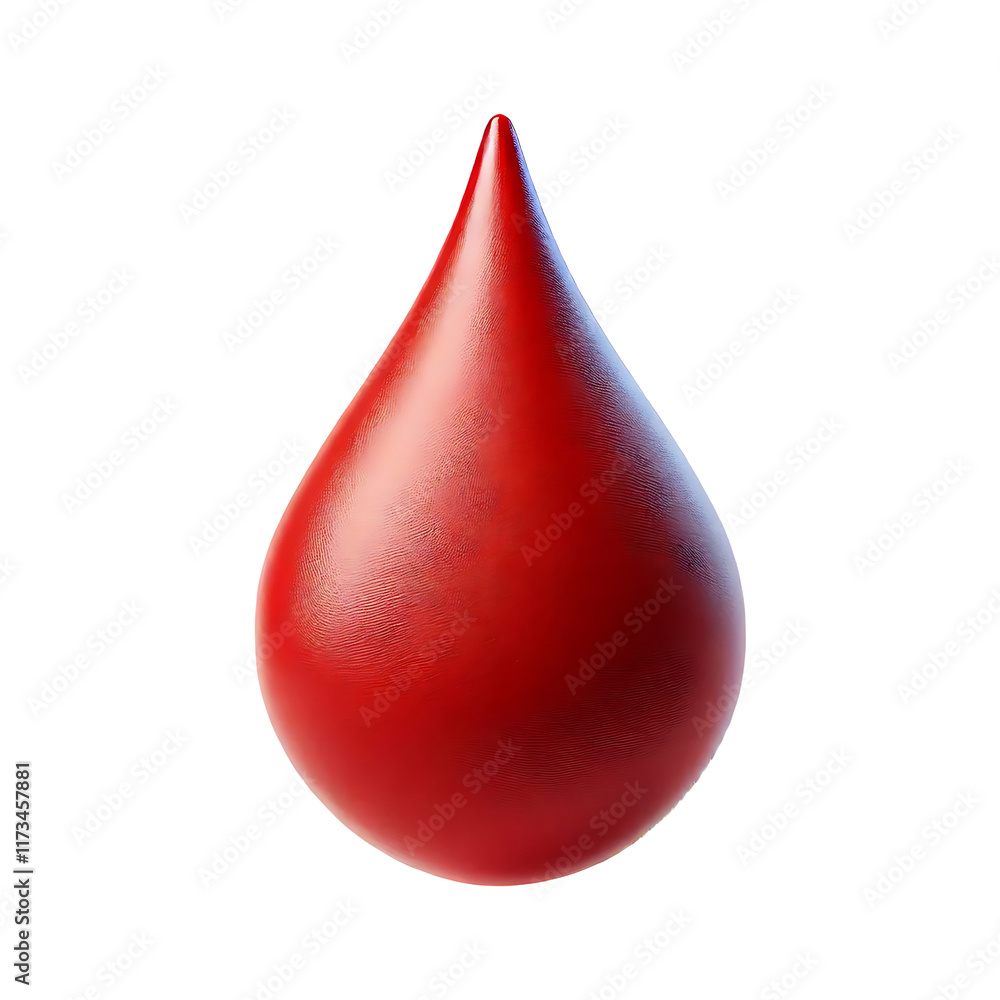 Blood Drop Icon 3d isolated on transparent background Blood Drop Icon 3d isolated on transparent background