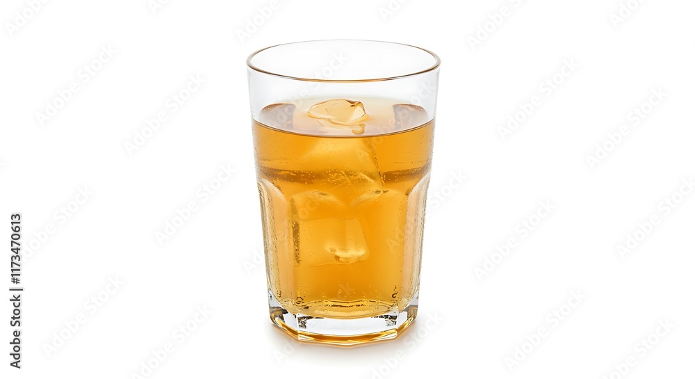 Refreshing Iced Tea Drink in Glass Cold Beverage Summer Drink