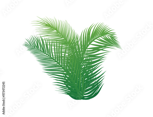 Green leaf background