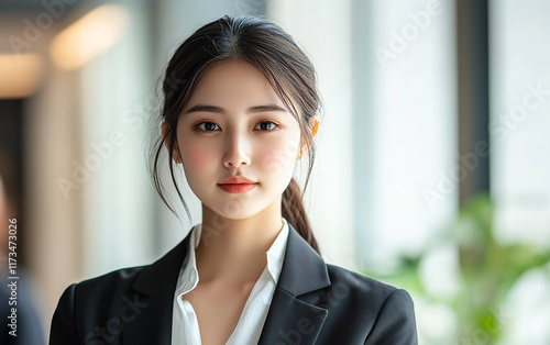 Professional portrait of a confident businesswoman standing near a large window in a bright office setting, conveying leadership and elegance in a modern corporate environment.
Free Download Professional portrait of a confident businesswoman standing near a large window in a bright office setting, conveying leadership and elegance in a modern corporate environment.
- GFXLoad