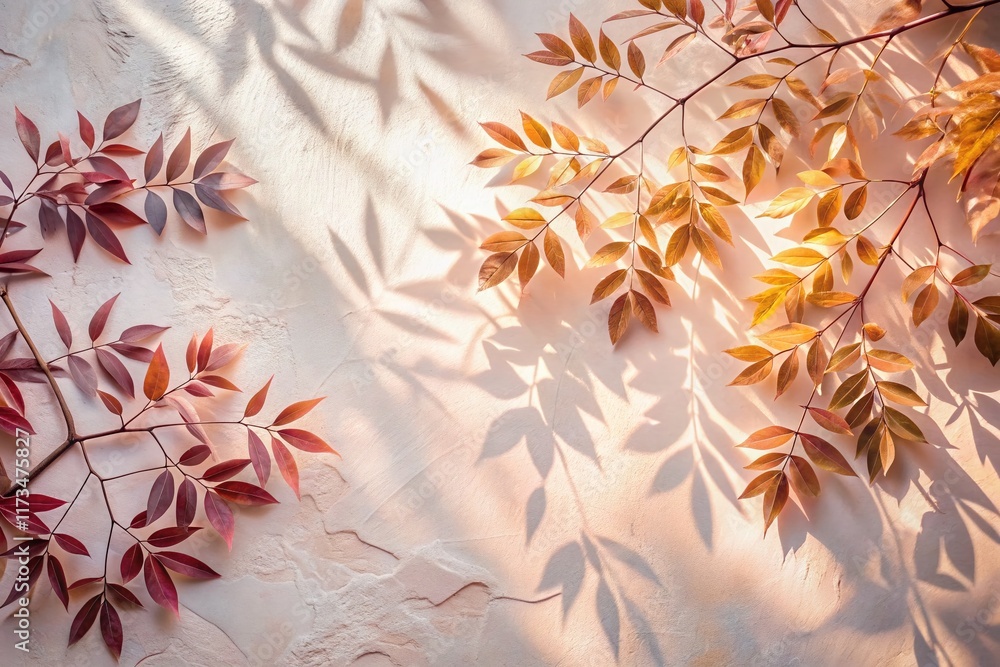 Pastel Pink Beige Rose Gold Leaves Shadow Light Long Exposure Wallpaper Background Pastel Pink Beige Rose Gold Leaves Shadow Light Long Exposure Wallpaper Background