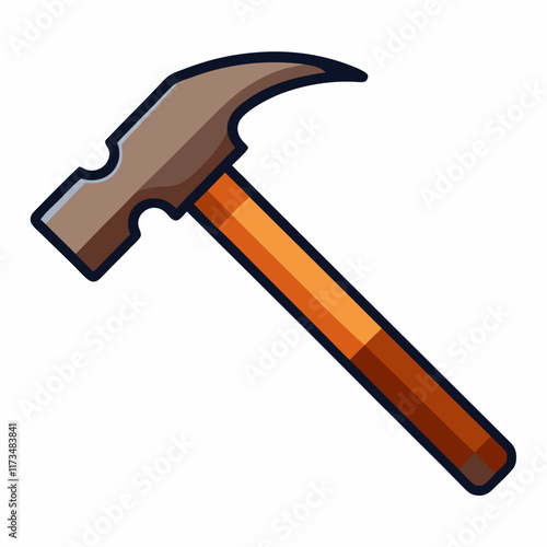 hammer isolated on white
