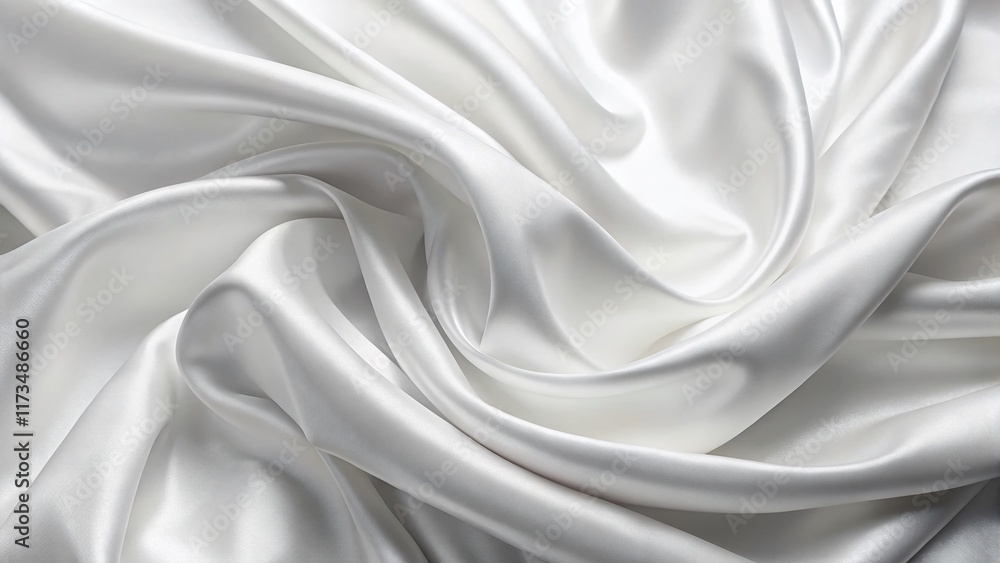 Pure White Silk Fabric Texture: Minimalist Background for Design Projects Pure White Silk Fabric Texture: Minimalist Background for Design Projects