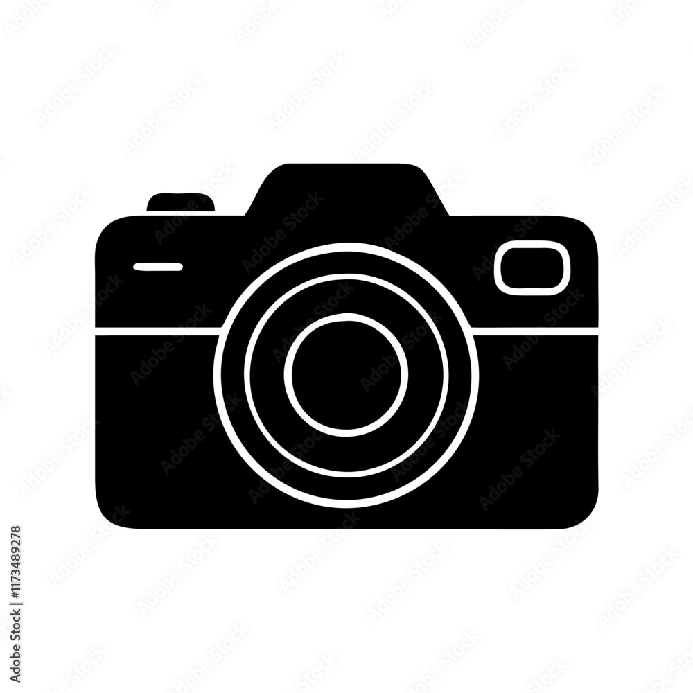 Simple Photography Icon Vector for Media and Art Projects Simple Photography Icon Vector for Media and Art Projects