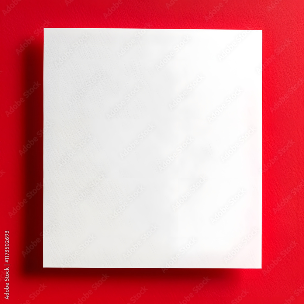 Minimalist Chinese New Year Red and White Blank Card Design Minimalist Chinese New Year Red and White Blank Card Design