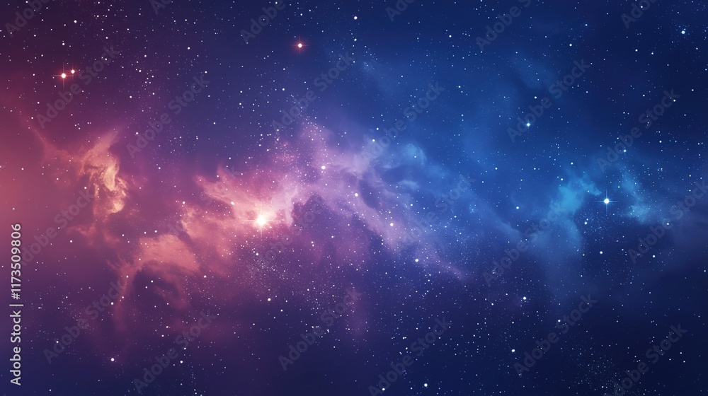 Fototapeta premium The amazing colors of the galaxy background with realistic cinematic lighting.