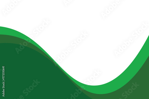 abstract green wave background